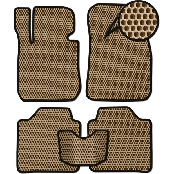 Ковры в салон автомобиля toyota land cruiser 200 5мест 2012 - Eva Smart 1823-A1B5-S