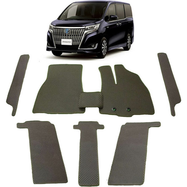 Ковры в салон автомобиля toyota esquire правый руль 4места 2014 - Eva Smart 2791-A1B1-S