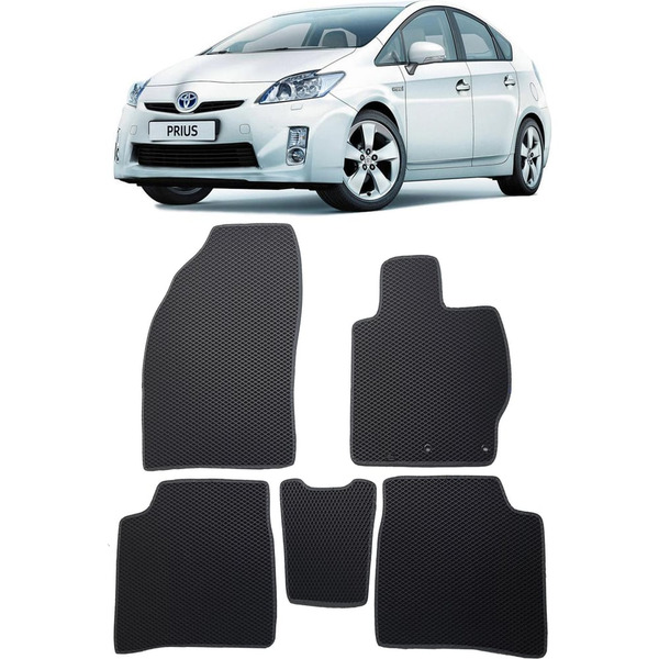 Ковры в салон автомобиля toyota prius (zvw30) правый руль 2009 - 2011 Eva Smart 2660-B1B5-S