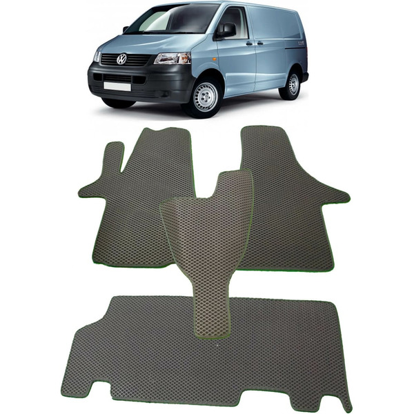Ковры в салон автомобиля volkswagen t5 transporter 2003 - 2015 Eva Smart 1860-A1A1-S