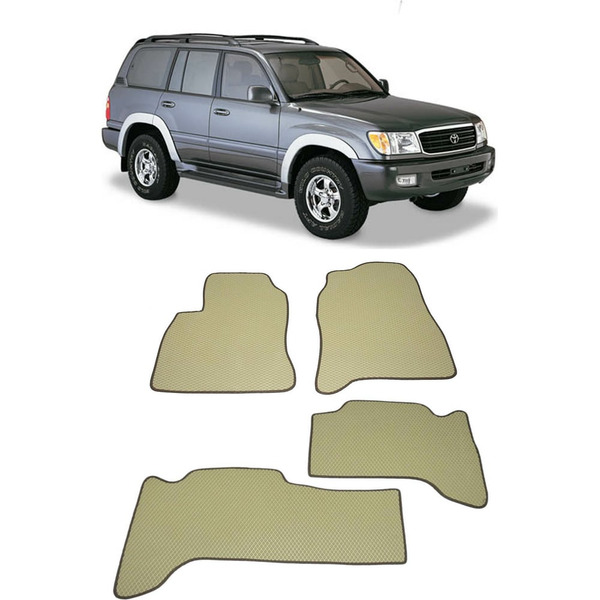 Ковры в салон автомобиля toyota land cruiser 100 1998 - 2007 Eva Smart 1816-A6B2-S