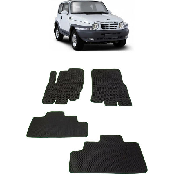 Ковры в салон автомобиля тагаз tager 3дв 2008 - 2011 Eva Smart 1935-A1B2-S