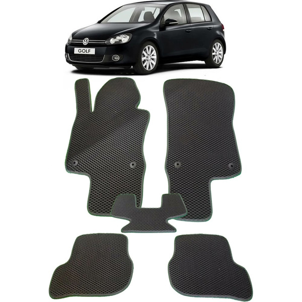 Ковры в салон автомобиля volkswagen golf vi 2009 - 2012 Eva Smart 1865-A6B5-S