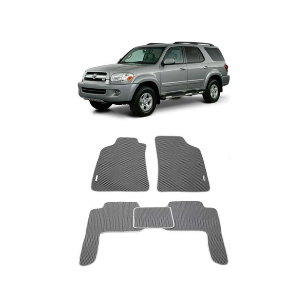 Ковры в салон автомобиля toyota sequoia i 2000 - 2007 Eva Smart 1845-A1A6-S