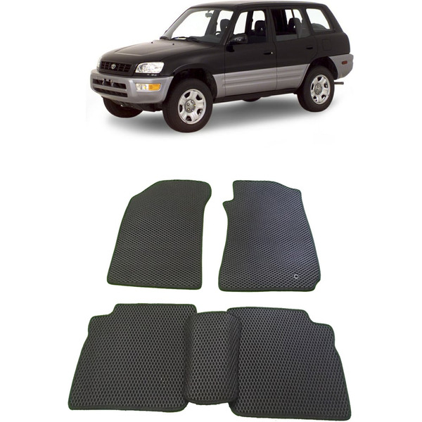 Ковры в салон автомобиля toyota rav 4 i правый руль 5дв 1995 - 2000 Eva Smart 1832-B1A7-S