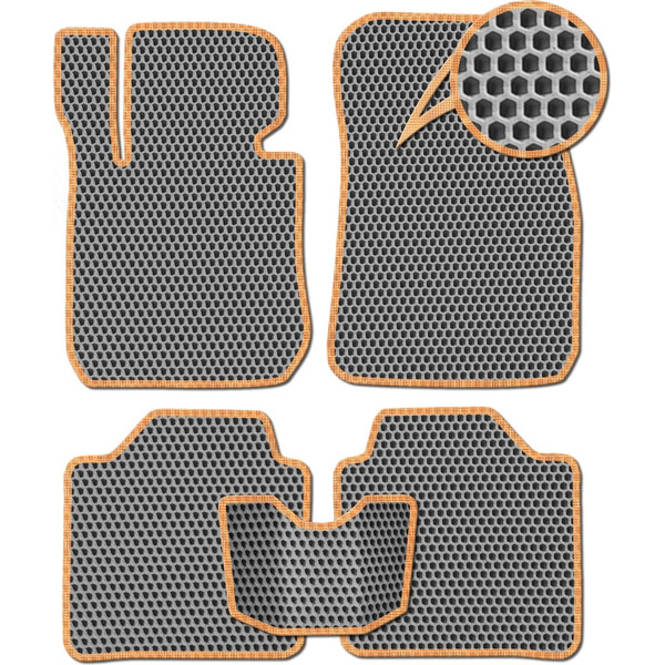 Ковры в салон автомобиля toyota prius (nhw20) 2004 - 2009 Eva Smart 1828-B1A1-S