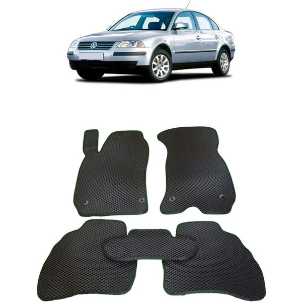 Ковры в салон автомобиля volkswagen passat b5 plus 2000 - 2005 Eva Smart 2552-B1B2-S