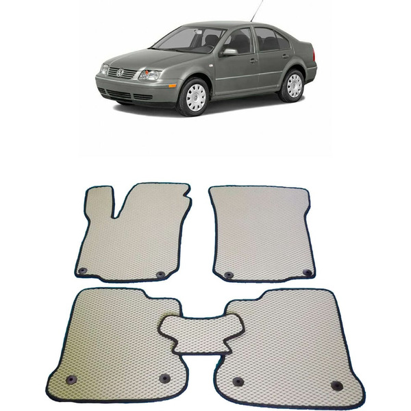 Ковры в салон автомобиля volkswagen jetta iv 1998 - 2005 Eva Smart 1869-B1A6-S