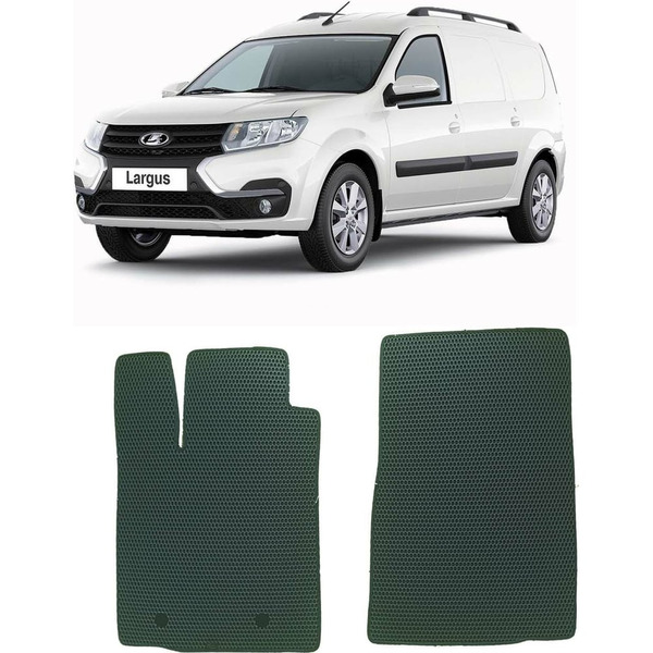 Ковры в салон автомобиля lada largus фургон 2012 - Eva Smart 3461-A1B2-S