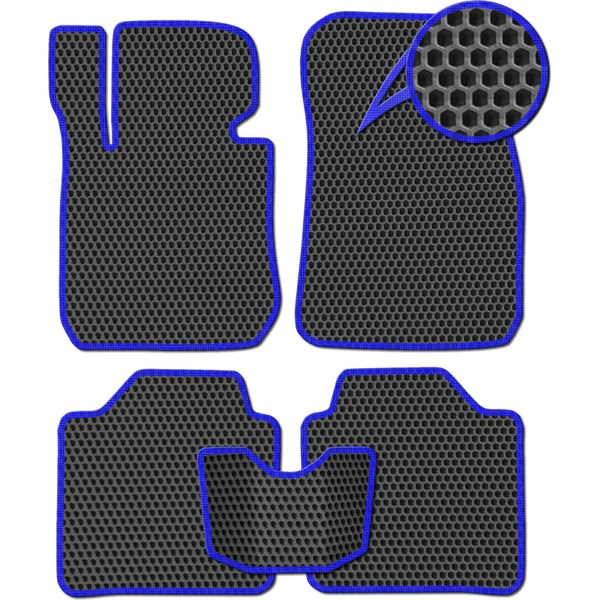 Ковры в салон автомобиля toyota platz правый руль седан 1999 - 2005 Eva Smart 2265-B5B2-S