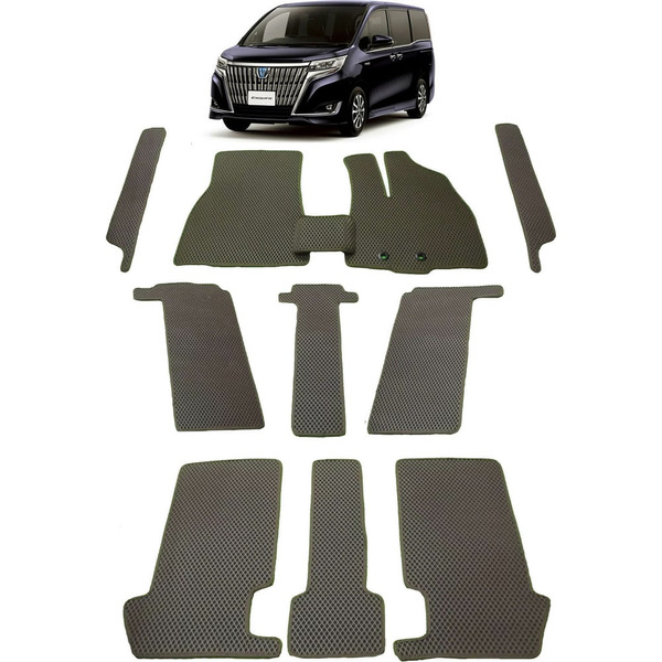 Ковры в салон автомобиля toyota esquire правый руль 7мест 2014 - Eva Smart 2792-B1B1-S