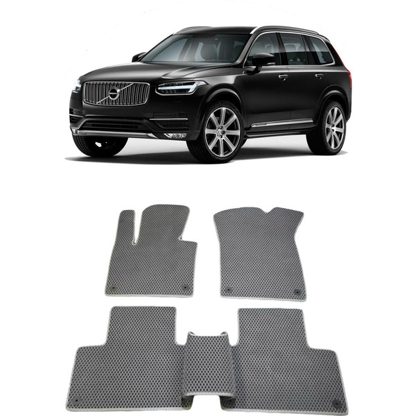 Ковры в салон автомобиля volvo xc90 ii 5мест 2014 - Eva Smart 1907-A6A7-S
