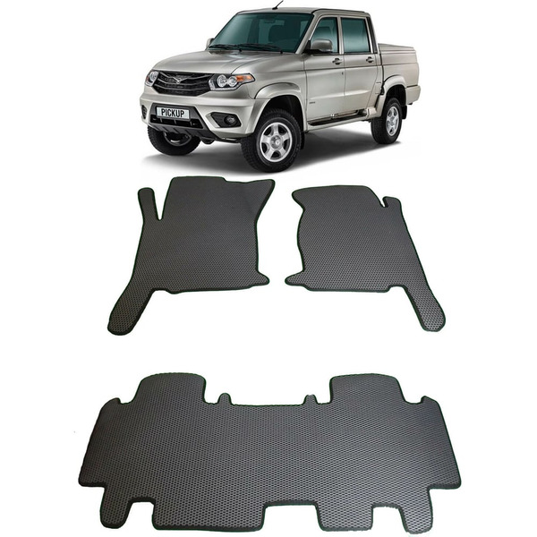 Ковры в салон автомобиля uaz pickup 2014 - Eva Smart 2466-A6A1-S