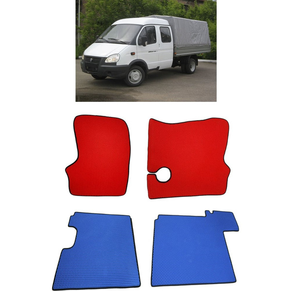 Ковры в салон автомобиля газель бизнес 2705 фургон комби 2010 - Eva Smart 2700-B1B1-S