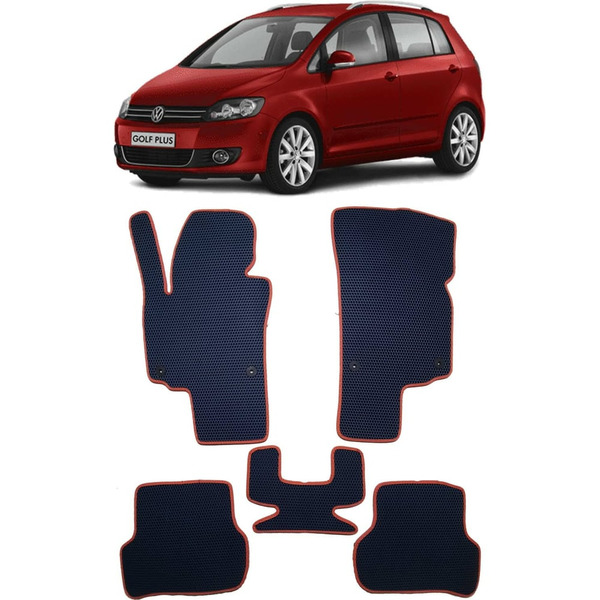 Ковры в салон автомобиля volkswagen golf v plus 2005 - 2014 Eva Smart 2060-B1B2-S
