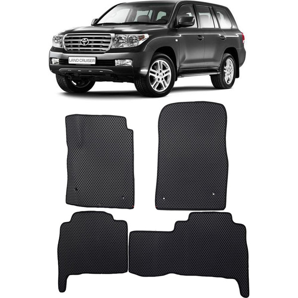 Ковры в салон автомобиля toyota land cruiser 200 2007 - 2011 Eva Smart 1822-B1B2-S