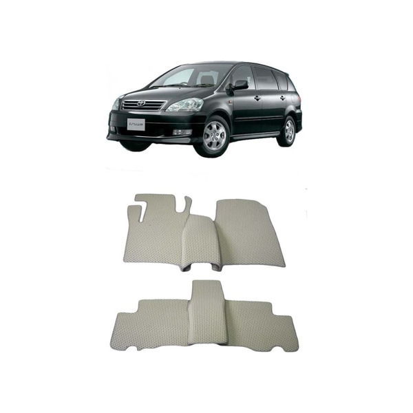 Ковры в салон автомобиля toyota ipsum ii правый руль минивэн 2001 - 2003 Eva Smart 2288-A6A7-S