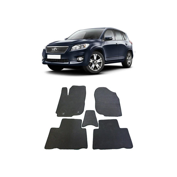 Ковры в салон автомобиля toyota rav 4 iii (сa30) 2006 - 2009 Eva Smart 1840-A6A7-S