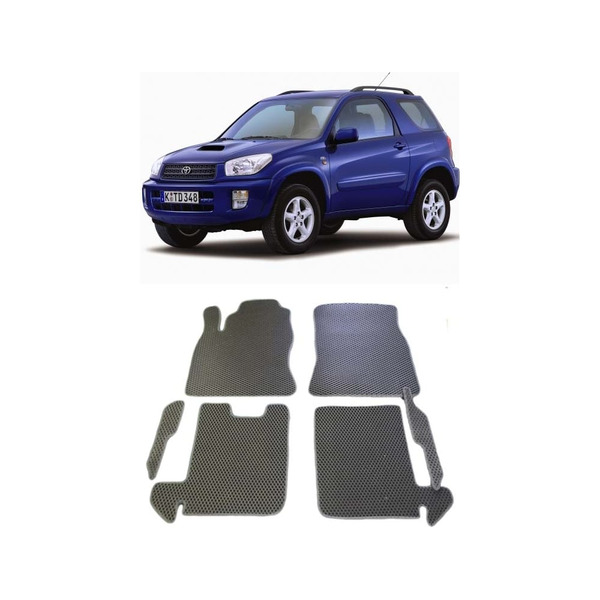 Ковры в салон автомобиля toyota rav 4 ii (ca20) 3дв 2000 - 2005 Eva Smart 1838-B5A6-S