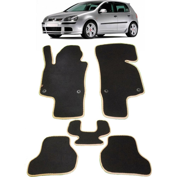 Ковры в салон автомобиля volkswagen golf v 2003 - 2009 Eva Smart 1864-B1B1-S