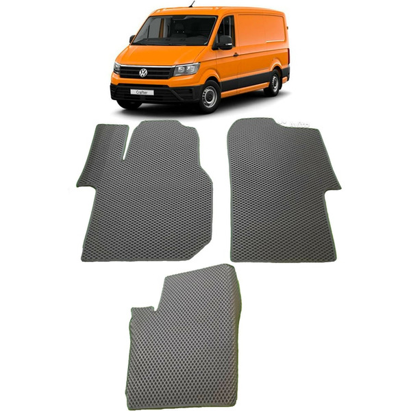 Ковры в салон автомобиля volkswagen crafter ii 2016 - Eva Smart 2805-A1B5-S