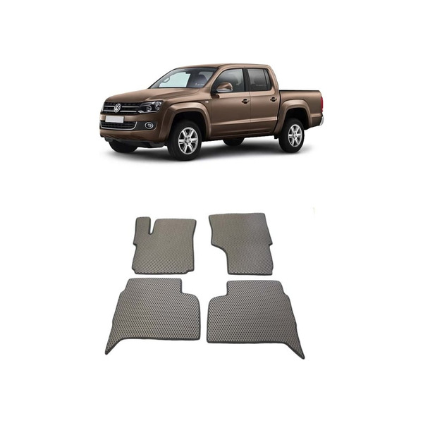 Ковры в салон автомобиля volkswagen amarok 2010 - Eva Smart 1855-A6B1-S