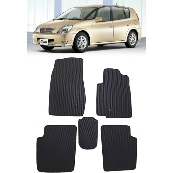 Ковры в салон автомобиля toyota opa правый руль 2000 - 2005 Eva Smart 2925-B5A6-S