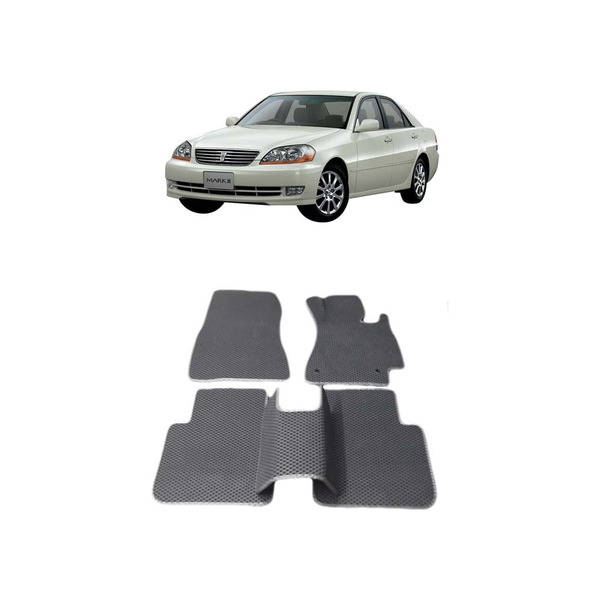Ковры в салон автомобиля toyota mark ii (x110) правый руль 2000 - 2007 Eva Smart 2240-B5A6-S