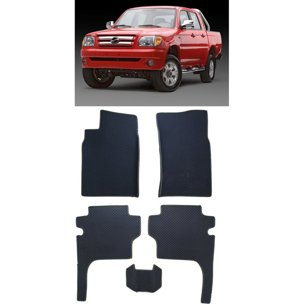 Ковры в салон автомобиля zx grand tiger вариант макси 3d 2007 - 2013 Eva Smart 3528-A1B5-S