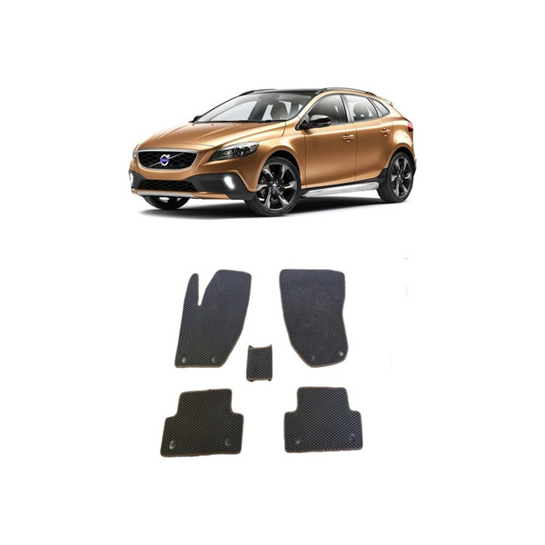 Ковры в салон автомобиля volvo v40 ii 2012 - 2019 Eva Smart 1899-A6B1-S