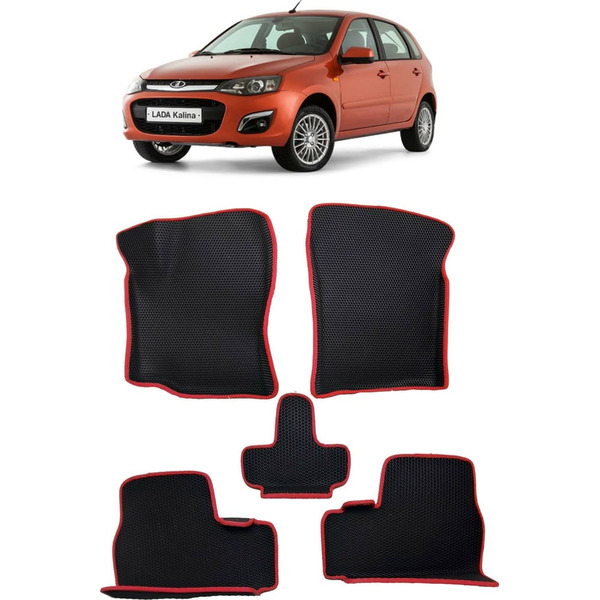 Ковры в салон автомобиля lada kalina вариант макси 3d 2004 - 2018 Eva Smart 3046-B5B5-S