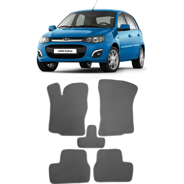 Ковры в салон автомобиля lada kalina 2004 - 2018 Eva Smart 1918-B1B5-S