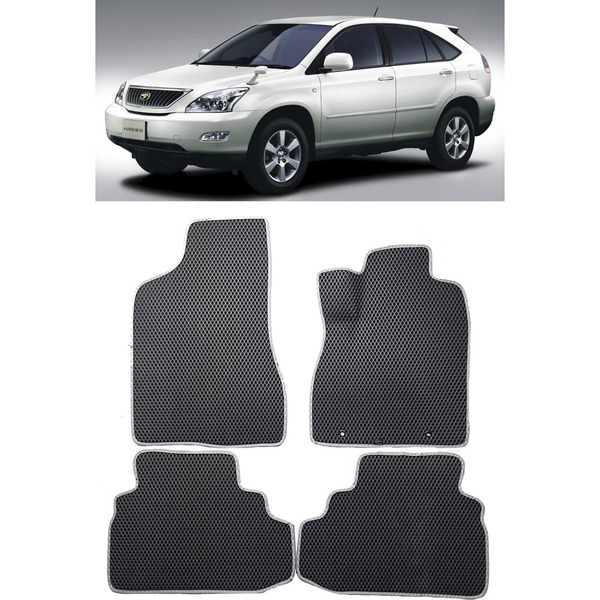 Ковры в салон автомобиля toyota harrier ii (xu30) правый руль 2003 - 2013 Eva Smart 3020-A6B2-S