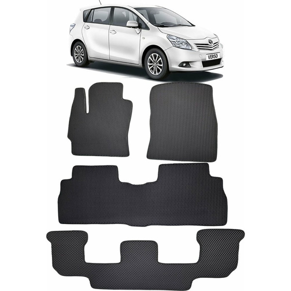 Ковры в салон автомобиля toyota verso i 7мест 2009 - 2012 Eva Smart 2918-B5A1-S