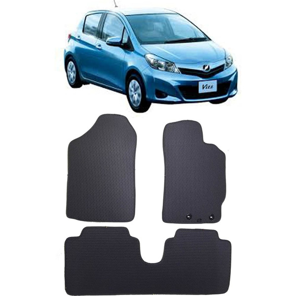 Ковры в салон автомобиля toyota vitz iii (nsp130) правый руль хэтчбек 2014 - 2016 Eva Smart 3049-A1A7-S