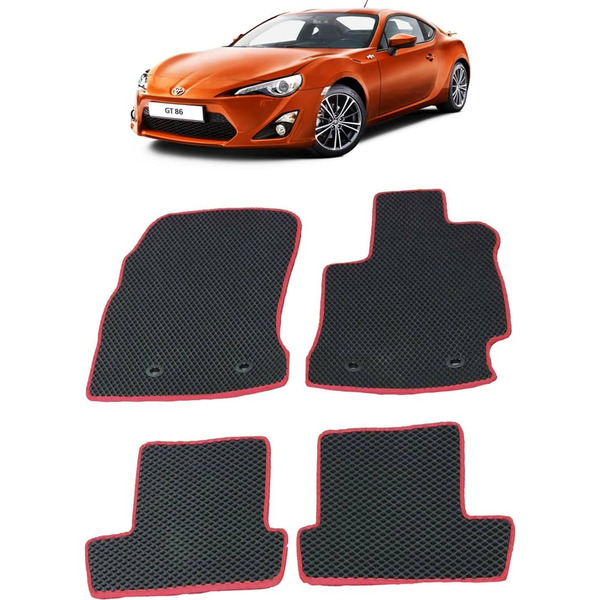 Ковры в салон автомобиля toyota gt86 правый руль купе 2012 - 2016 Eva Smart 2365-A1A7-S