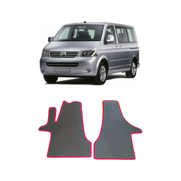 Ковры в салон автомобиля volkswagen t5 multivan 2003 - 2015 Eva Smart 1859-A6A6-S