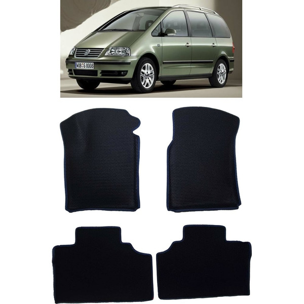 Ковры в салон автомобиля volkswagen sharan i рестайлинг 2 2003 - 2010 Eva Smart 2394-A6A1-S