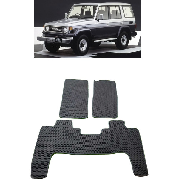 Ковры в салон автомобиля toyota land cruiser 70 1984 - 2007 Eva Smart 2901-A6A6-S
