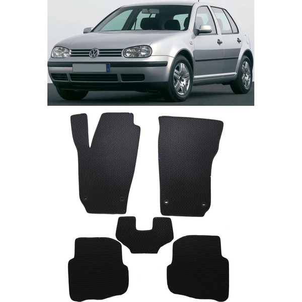 Ковры в салон автомобиля volkswagen polo iv хэтчбек 2001 - 2009 Eva Smart 2999-A6B5-S