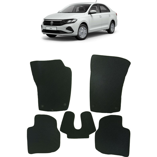 Ковры в салон автомобиля volkswagen polo vi лифтбек 2020 - Eva Smart 3175-A1A1-S