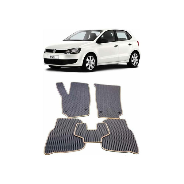Ковры в салон автомобиля volkswagen polo v хэтчбек 2009 - 2020 Eva Smart 1881-A6A1-S