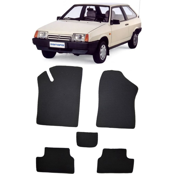 Ковры в салон автомобиля lada samara 2108-15 1984 - 2013 Eva Smart 1930-B1B5-S