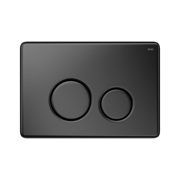 Кнопка смыва Iddis Unisteel 001 чёрная (UNS01MBi77)