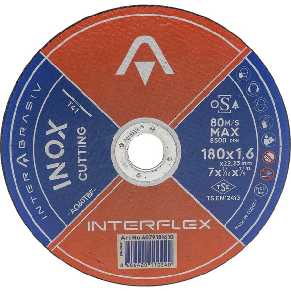 Отрезной круг Interflex INOX A060TBF 4079181610