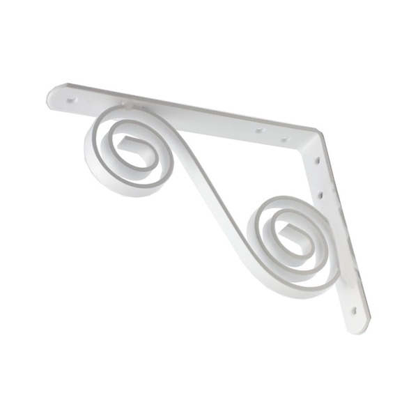 Фигурный кронштейн Дверной Страж 200x150 мод.5 белый ДС74373