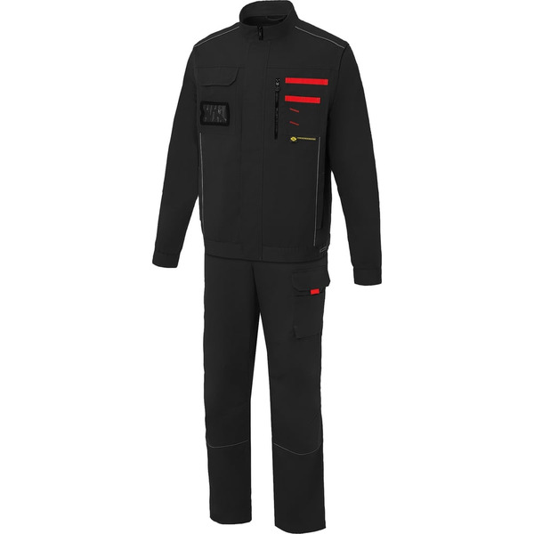 Костюм СОЮЗСПЕЦОДЕЖДА НЭКСТ (NEXT) с отстегивающимися рукавами черный/красный, 44-46/170-176 2000000291819