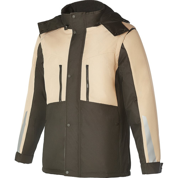 Куртка СОЮЗСПЕЦОДЕЖДА КОТКРУТ KOTKRUT трансформер утепленная черная,бежевая, 52-54,182-188 2000000238463