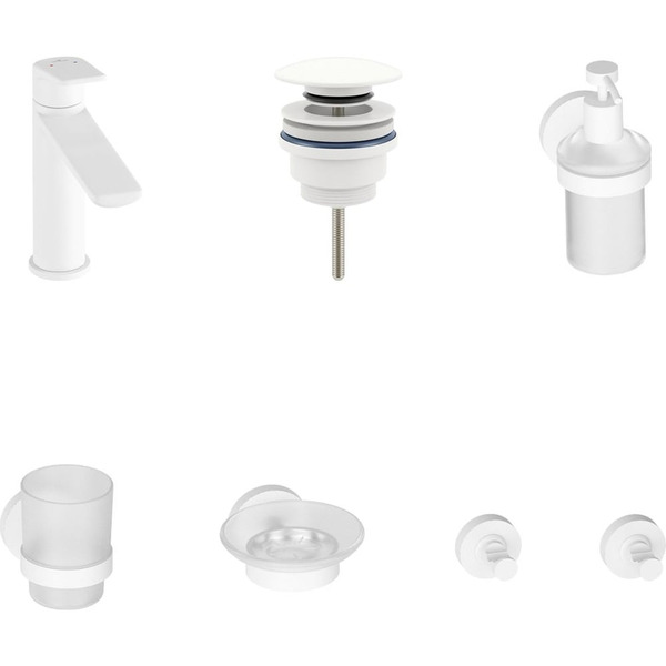 Смеситель для раковины в ванную комнату Wellsee ICON! for life 201000225