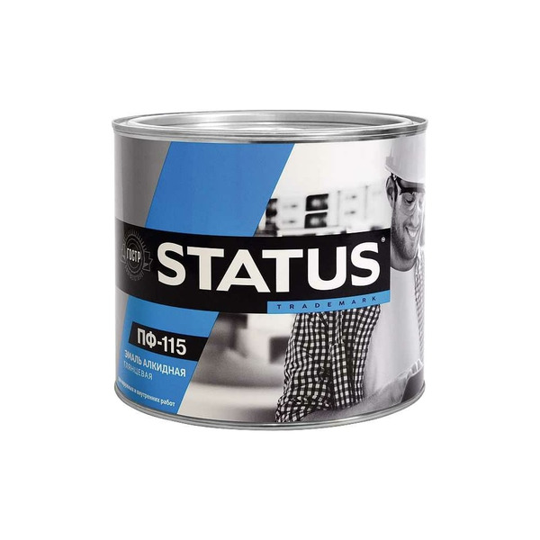 Атмосферостойкая краска Радугамалер ПФ-115 STATUS 4650001278517